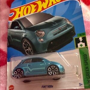 Fiat 500e Toy Car - Blue